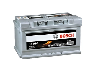 Аккумулятор 85Ач "BOSCH S5 010" О.П. 315х175х175 Низкий