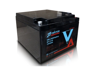 АКБ 12V 26Ач "Vektor Energy GP 12-26"  175х166х125