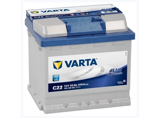 Аккумулятор 52Ач "VARTA BLUE DYNAMIC C22" О.П. 207х175х190