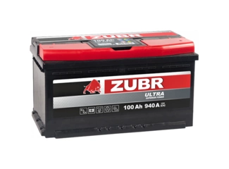 Аккумулятор 100Ач "ZUBR ULTRA" О.П. 353х175х190