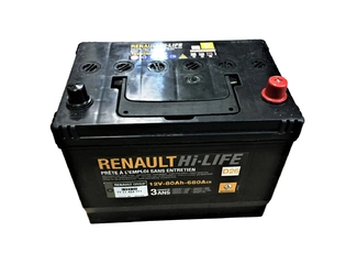 Аккумулятор 80Ач "RENAULT 7711424771" О.П. 261х175х220