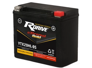 Аккумулятор 18Ач "RDrive eXtremal GOLD AGM YTX20HL" О.П. 176х87х155