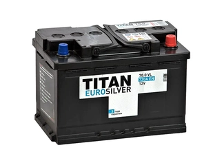 Аккумулятор 70Ач "TITAN EURO SILVER" О.П. 278х175х190