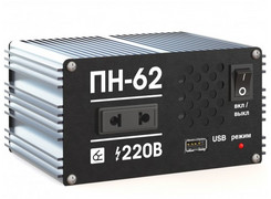 Преобразователь напряжения Вымпел ПН-62 12V-220V, 550Вт, чистый синус