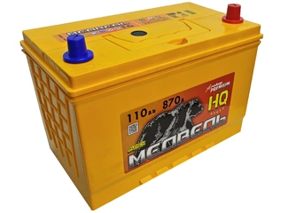 Аккумулятор 110Ач "МЕДВЕДЬ АЗИЯ" О.П. 306х173х220