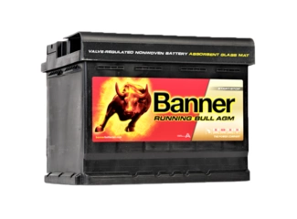 Аккумулятор 60Ач "BANNER AGM" О.П. 242х175х190