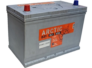 Аккумулятор 95Ач "TITAN ARCTIC ASIA" П.П. 304х175х223