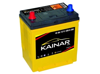 Аккумулятор 42Ач "KAINAR ASIA" П.П. 187х127х225