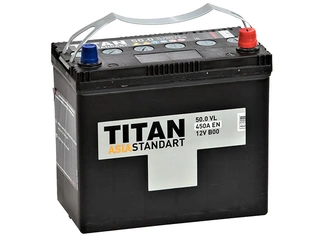 Аккумулятор 50Ач "TITAN ASIA STANDART" О.П. 236х128х221
