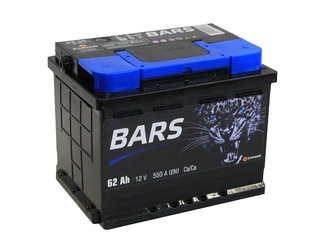Аккумулятор 62Ач "BARS SILVER" О.П. 242х175х190