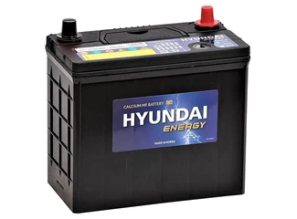 Аккумулятор 45Ач "HYUNDAI 55B24R" П.П. 236х128х220