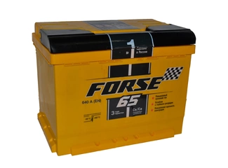 Аккумулятор 65Ач "FORSE" П.П. 242х175х190