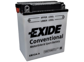 Аккумулятор 12Ач "EXIDE EB12A-A" П.П. 134х80х160