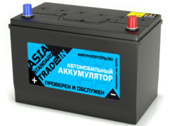 Аккумулятор 80Ач "TRADE-IN Standard Asia" О.П. 306х173х220 С обменом
