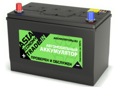Аккумулятор 80Ач "TRADE-IN Economy Asia" П.П. 306х173х220 С обменом