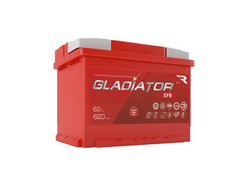 Аккумулятор 62Ач "GLADIATOR EFB" П.П. 242х175х190 уценка