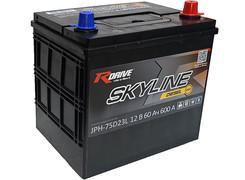 Аккумулятор 60Ач "R-Drive SKYLINE DIESEL JPH-75D23L" О.П. 232х173х220