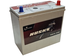 Аккумулятор 55Ач "HUSKY ASIA 75B24L" О.П. 238х127х225