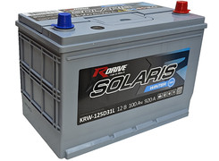 Аккумулятор 100Ач "R-Drive SOLARIS WINTER SMF KRW-125D31L" О.П. 306х176х225