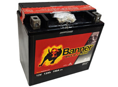 Аккумулятор 12Ач "BANNER BIKE Bull YTX14-BS" П.П. 150х87х145