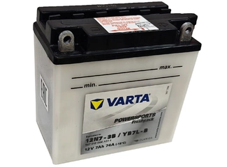 Аккумулятор 7Ач "VARTA FUNSTART 12N7-3B, YB7L-B" О.П. 136х76х134