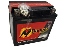 Аккумулятор 4Ач "BANNER BIKE Bull YTX5L-BS" О.П. 114х71х106