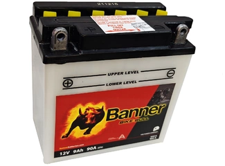 Аккумулятор 9Ач "BANNER BIKE Bull YB9-B" П.П. 135х75х139