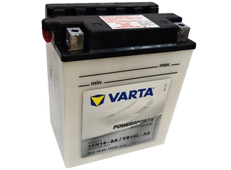 Аккумулятор 14Ач "VARTA FUNSTART 12N14-3A, YB14L-A2" О.П. 136х91х166