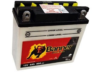 Аккумулятор 6Ач "BANNER BIKE Bull 12N5.5-3B" О.П. 135х60х130