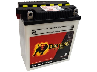 Аккумулятор 12Ач "BANNER BIKE Bull YB12AL-A2" О.П. 136х81х162