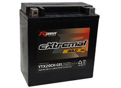 Аккумулятор 18Ач "RDrive eXtremal GOLD YTX20CH-GEL" П.П. 150х87х161