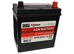 Аккумулятор 40Ач "R-Drive OEM AGM S34B20L 28800-21050 (VOYAH/TOYOTA)" О.П. 201х135х224
