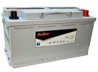Аккумулятор 95Ач "Delkor AGM" О.П. 353х175х190