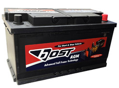 Аккумулятор 100Ач "BOST AGM" О.П. 353х175х190