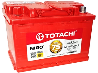 Аккумулятор 75Ач "TOTACHI NIRO" П.П. 278х175х190
