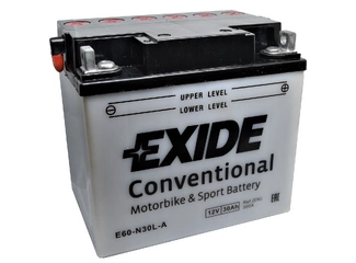 Аккумулятор 30Ач "EXIDE E60-N30-A" О.П. 185х128х168