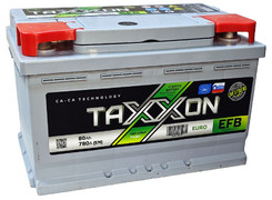Аккумулятор 80Ач "TAXXON EFB" О.П. 278х175х190