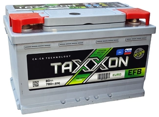 Аккумулятор 80Ач "TAXXON EFB" О.П. 278х175х190