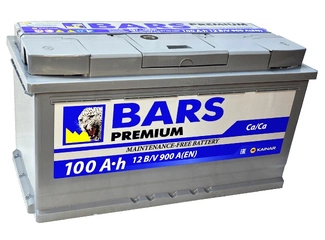 Аккумулятор 100Ач "BARS PREMIUM" О.П. 353х175х190