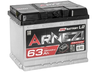 Аккумулятор 63Ач "ARNEZI EFB" О.П. 242х175х190