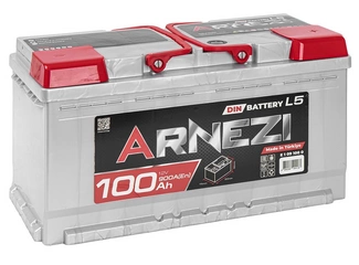 Аккумулятор 100Ач "ARNEZI DIN SMF" О.П. 353х175х190
