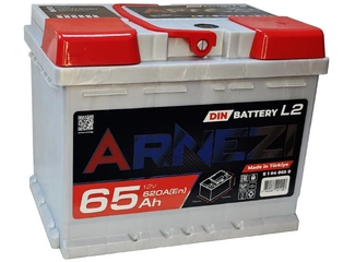 Аккумулятор 65Ач "ARNEZI DIN SMF" О.П. 242х175х190