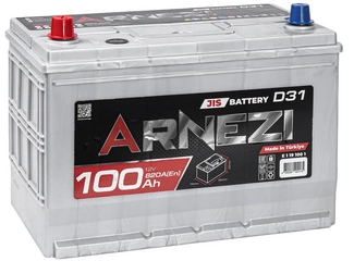 Аккумулятор 100Ач "ARNEZI JIS SMF" П.П. 304х173х220