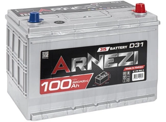Аккумулятор 100Ач "ARNEZI JIS SMF" О.П. 304х173х220