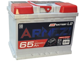 Аккумулятор 65Ач "ARNEZI DIN SMF" П.П. 242х175х190