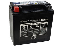 Аккумулятор 12Ач "R-Drive OEM дополнительный A0009829608 (MERCEDES)" П.П. 150х87х145