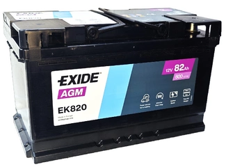 Аккумулятор 82Ач "EXIDE AGM" О.П. 315х175х190