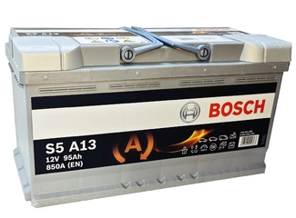 Аккумулятор 95Ач "BOSCH S5 A13 AGM" О.П. 353х175х190