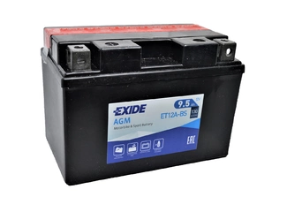 Аккумулятор 9,5Ач "EXIDE AGM ET12A-BS" П.П. 150х87х105