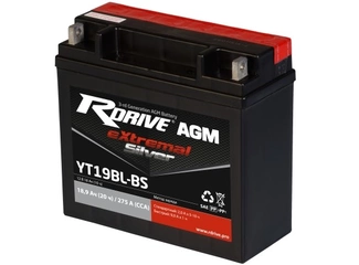 Аккумулятор 18Ач "RDrive eXtremal SILVER AGM YT19BL-BS" О.П. 182х77х168